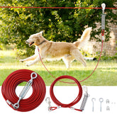 LUFFWELL dog runner main cable for durable yard use and safety