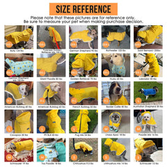 Lukovee dog raincoat clear hood for visibility in rain