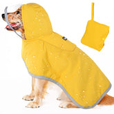 Lukovee dog raincoat waterproof fabric for rainy day protection