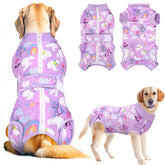 Lukovee Recovery Suit back zipper enables easy step-in wear after surgery.
