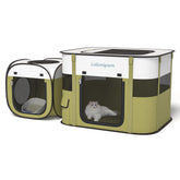 Lullmipom playpen tent outdoor use enables leash-free park play