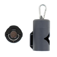 Lumi Pawtners carabiner clip accessory for secure attachment.