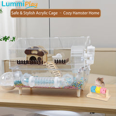 LummiPlay 9-in-1 double-layer interior offers spacious play and resting areas.