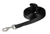 LupinePet Basics 15-foot training lead with self-loop handle for distance training.
