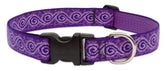 LupinePet large dog collar Jelly Roll design close-up buckle for a secure leash.