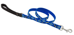 LupinePet Originals 3/4-inch Dapper Dog leash with padded handle for comfortable walks.