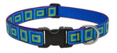 LupinePet Originals Sea Glass collar closeup highlighting fashion-inspired pattern for daily walks