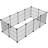 LURIVA DIY playpen assembled for secure indoor playtime.