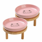 Lusifaco elevated cat bowls stand offers sturdy stability for meals
