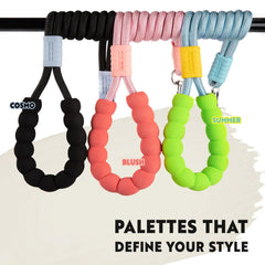 Luvfunaire hands-free leash dual-dogs setup demonstrates switching between dogs easily.