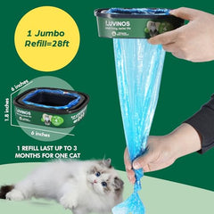 Luvinos 7-layer odor guard technology close-up for odor control