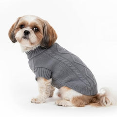 LUVMOJO adjustable-turtleneck close-up demonstrates foldable collar versatility for various breeds
