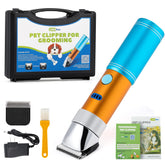 LuzRise dog clippers cordless 400W for quick, portable grooming sessions
