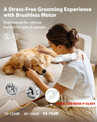 L&W BROS quiet brushless motor reduces noise for calmer baths