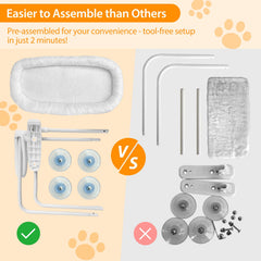 L&W BROS suction cups hold up to 50 lb for stable lounging on glass.