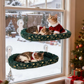 L&W BROS foldable cat window perch – quick assembly for cozy sunlit lounging.