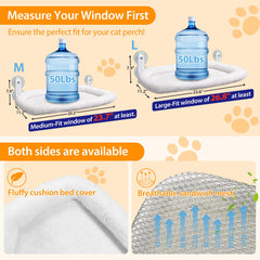 L&W BROS. window-perch-installation-steps demonstrates quick, tool-free setup