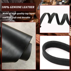 LWBMG Leather Dog Leash 6ft Brass Hook offers secure control during training sessions.