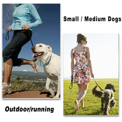 LWBMG leather dog leash brass hook 360 rotation for secure versatile attachment.