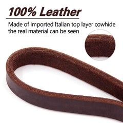 LWBMG leather dog leash ideal for training sessions and controlled walks