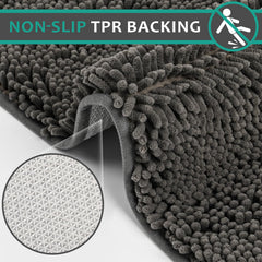 LWYYQB absorbent dirt mat for muddy paws keeps floors dry.