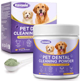 Lxitian dog teeth cleaning powder bottle ready for daily dental care and fresh breath