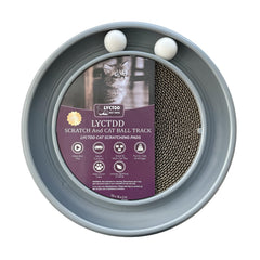LYCTDD interactive cat ball track base grey promotes active play and mental stimulation