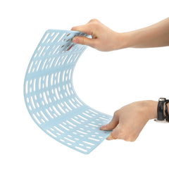 Lyellfe hole-design bottom helps poop drop for easy cleaning.