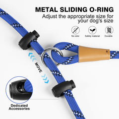 Lynxking Quick-snap buckles simplify on/off during walks.