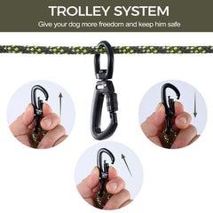 LZ.MZXU 360-degree clip for anti-tangle, easy setup