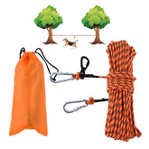 LZ.MZXU dog tie-out cable 100ft package with hardware for outdoor setup.