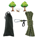 LZ.MZXU dog tie-out cable 70ft in yard ready for safe play