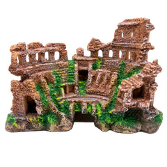 M2cbridge Roman column ruins angle view enhances aquarium scenery and hiding spots.