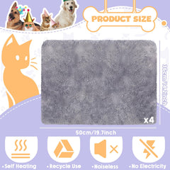 Maasechs pads shown for multi-pet use with portable warmth
