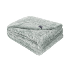 MACEVIA fluffy fleece dog blanket close-up shows plush softness for cozy naps.