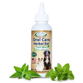 Mad About Organics oral-care gel bottle-application for quick plaque removal in dogs and cats