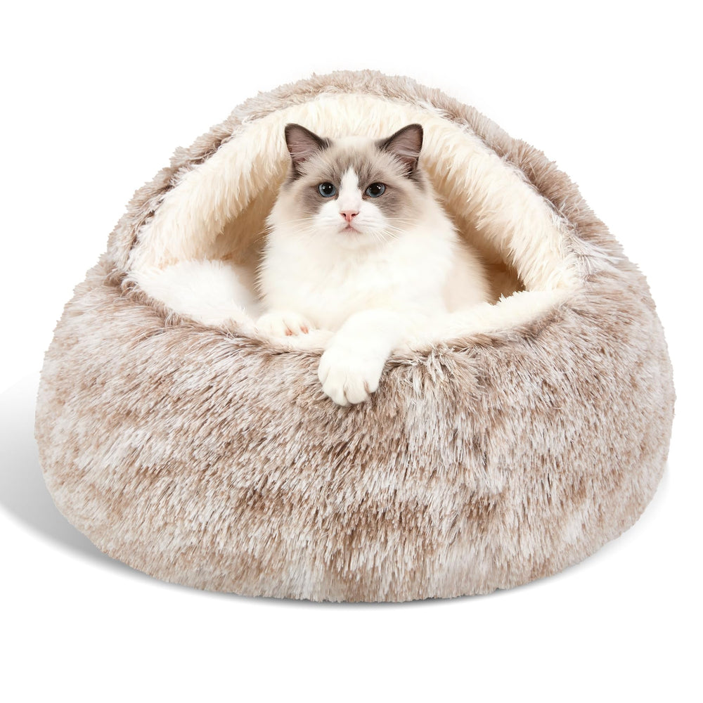 MADDEMCUTE calming bed close-up with plush rim for secure, cozy rest.