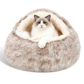 MADDEMCUTE calming bed close-up with plush rim for secure, cozy rest.