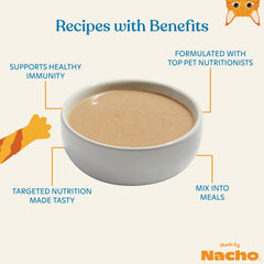 Made by Nacho green-mussels-glucosamine emphasizes mobility-supporting nutrition for cats