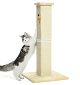 Made4Pets cat scratching post 32-inch height with natural sisal wrap to protect furniture