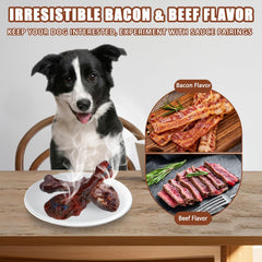 Magicorange beef-flavor nylon dog chew toy boosts interactive play and flavor variety.
