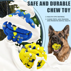 Magicorange dog balls floating on water for water play adventures.