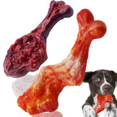 Magicorange nylon durable dog chew toy close-up emphasizes toughness for aggressive chewers.
