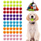 Magicorange small tennis balls 60-pack neon colors for lively interactive play
