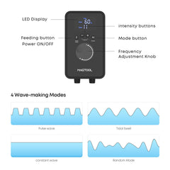MagTool wave maker feeding mode pause in action for undisturbed feeding