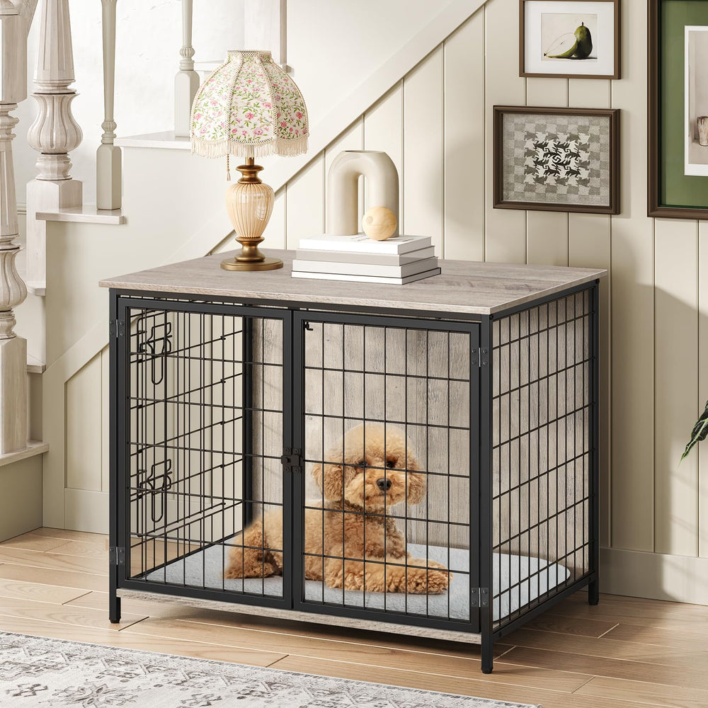 MAHANCRIS dog crate furniture cushion removable for easy cleaning and cozy space
