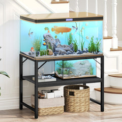 MAHANCRIS fish tank stand top supports up to 660 lb for stable 40-50 gallon tanks