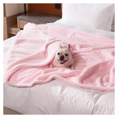Maidewow 57x65in dog blanket ideal for travel, home, or outdoor use.