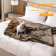 Maidewow reversible blanket displays sherpa and flannel textures for versatility.