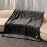 Maidewow waterproof dog blanket sherpa side keeps pets warm and comfy on chilly nights.